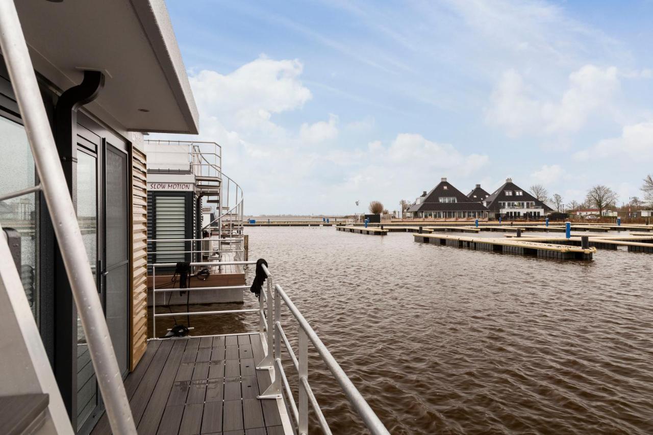 Welcome In - Houseboat 'Elysium' Met Eigen Aanlegsteiger Sneek - Offingawier 외부 사진